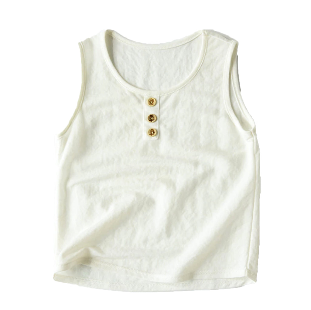Bambo Cotton Sleeveless Shirt-Weston Kids