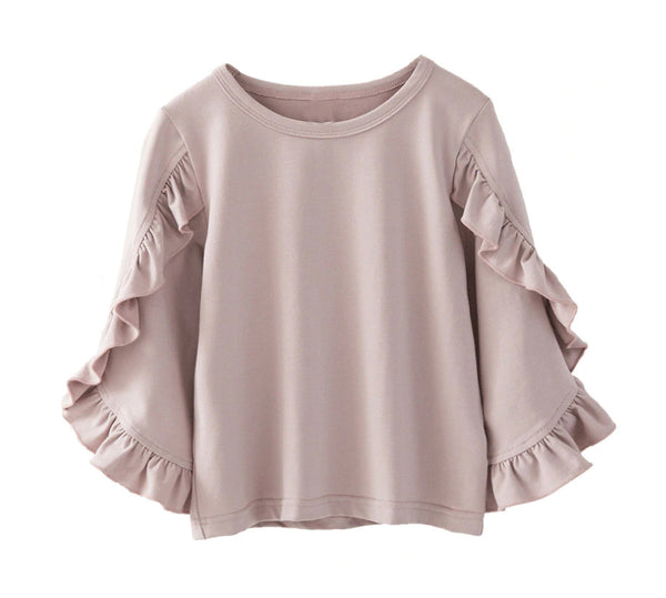 Ruffle Sleeve Sweat-top-Weston Kids