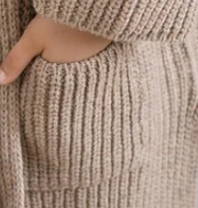 Oversized Knit Cardigan-Weston Kids