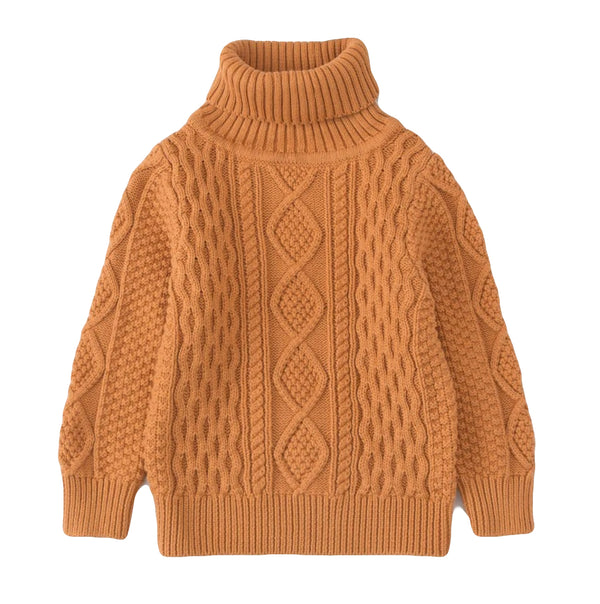 Cable Knit Turtleneck-Weston Kids