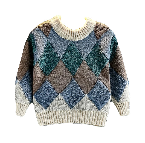 Diamond Sweater-Weston Kids