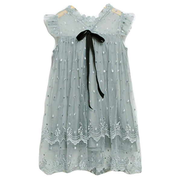 Mesh & Lace Party Dress-Weston Kids