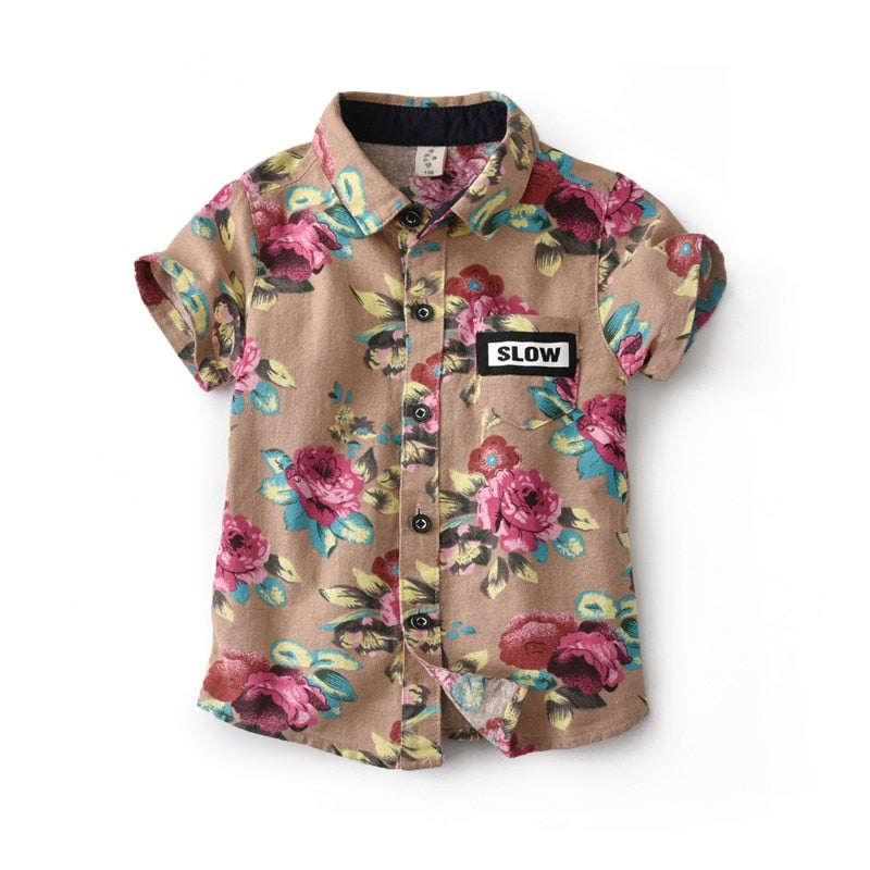 Floral Shirt-Weston Kids