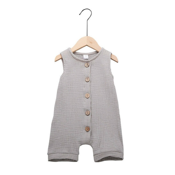 Linen Full Length Romper