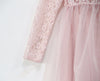 Soft Pink Lace & Toole Gown-Weston Kids