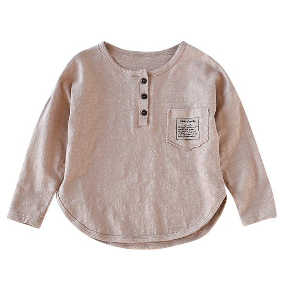 Bamboo Cotton Long Sleeve Shirt-Weston Kids