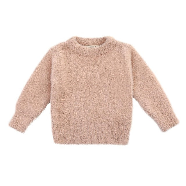 Fuzzy Teddy Bear Pullover