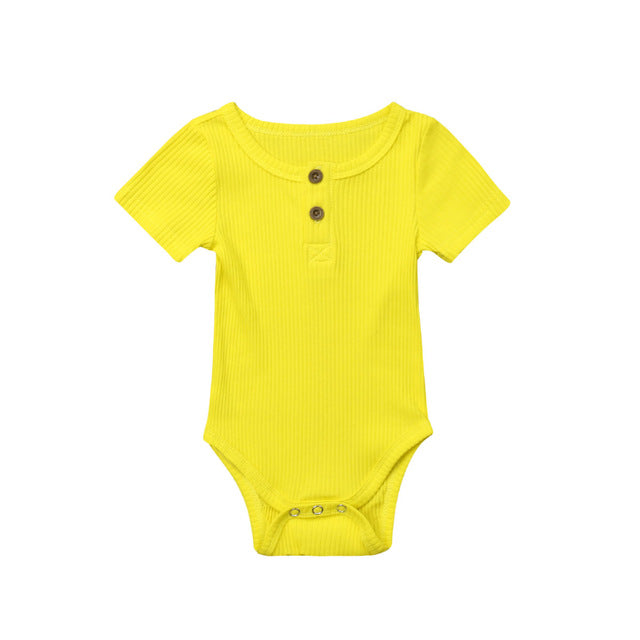 Button Detail Onesie