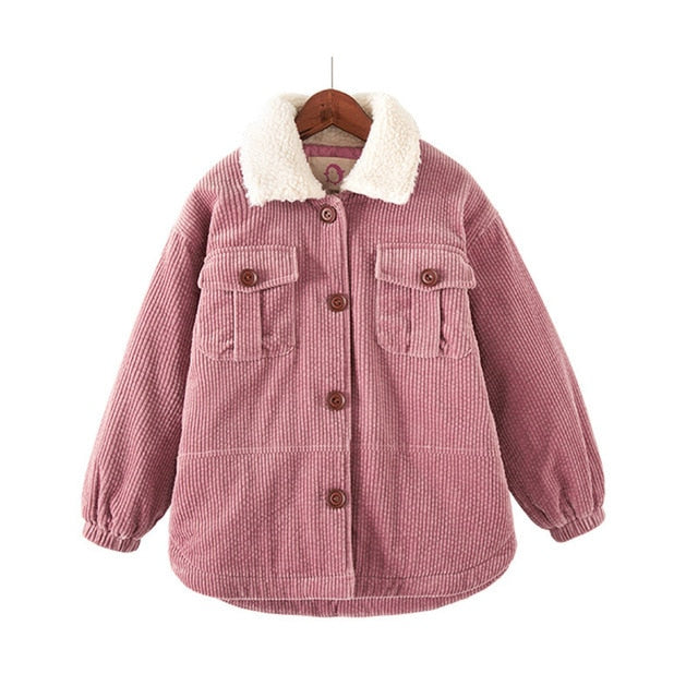 Blush Corduroy Jacket-Weston Kids