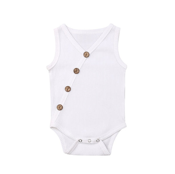 Cross Buttoned Onesie